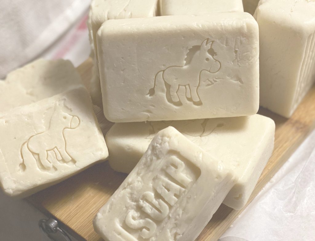 Donkey milk soap