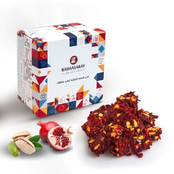 حلقوم تركي فاخر بالرمان والفستق