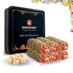حلقوم مزين بالرمان والمشمش والبندق