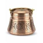 قدر طهي عثماني نحاسي حجم وسط