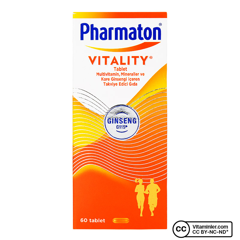 pharmaton_vitality_60_tablet_65334 فيتامين فارماتون فيتاليتي Pharmaton Vitality - الصورة 1