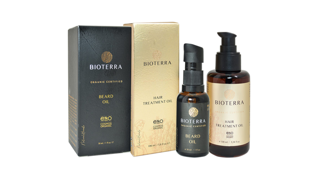 مجموعة Bioterra العضوية للرجال للعناية بالشعر واللحية من قصر الباشا احصل على شعر صحي وحيوي ولحية كثيفة مع مجموعة بيوتيرا للعناية بالشعر واللحية، المخصصة للرجال تتضمن زيت العناية باللحية مع وزيت العناية بالشعر. اطلب الآن من قصر الباشا