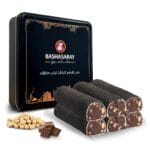 حلقوم براوني محشو بالبندق والكريمة