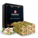 حلقوم بالفستق واللوز بالكريمة