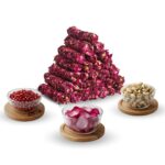 حلقوم بالورد والرمان والفستق