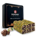 حلقوم ملفوف بالفستق والكريمة والبراوني