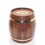 حصالة نقود خشبية 450 غرام