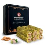 حلقوم تركي ملفوف بالفستق والموز والكريمة