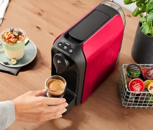 ماكينة قهوة تشيبو Cafissimo - لون أحمر