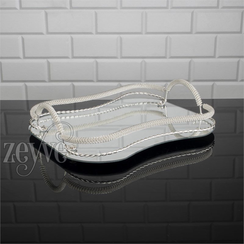صحن تقديم Telkari Bulut حجم متوسط - فضي صحن تقديم Telkari Bulut حجم متوسط - فضي