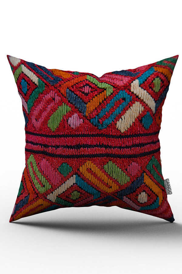 غطاء وسادة كنب (غطاء خدادية) منقوش من الطرفين- S80311 غطاء وسادة كنب (غطاء خدادية) منقوش من الطرفين- S80311
