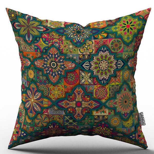 غطاء وسادة كنب (غطاء خدادية) منقوش من الطرفين- S80312