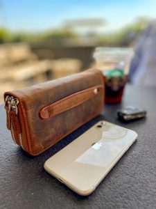 ⁦محفظة جلد طبيعي رجالي متعددة الإستخدامات⁩ - الصورة ⁦3⁩