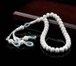 سبحه فضه كزازية محبوكة يدويًا | 1000 قيراط