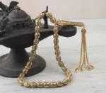 ⁦سبحة فضة إسترليني عيار 925 بحجر الزركون المذهب⁩ - الصورة ⁦3⁩