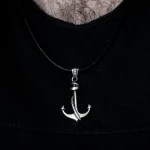 قلادة رجالي من الفضة الإسترليني عيار 925 موديل كابا