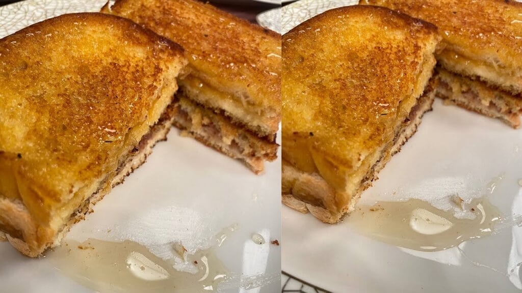 توست حلوى الكستناء مع الزبدة